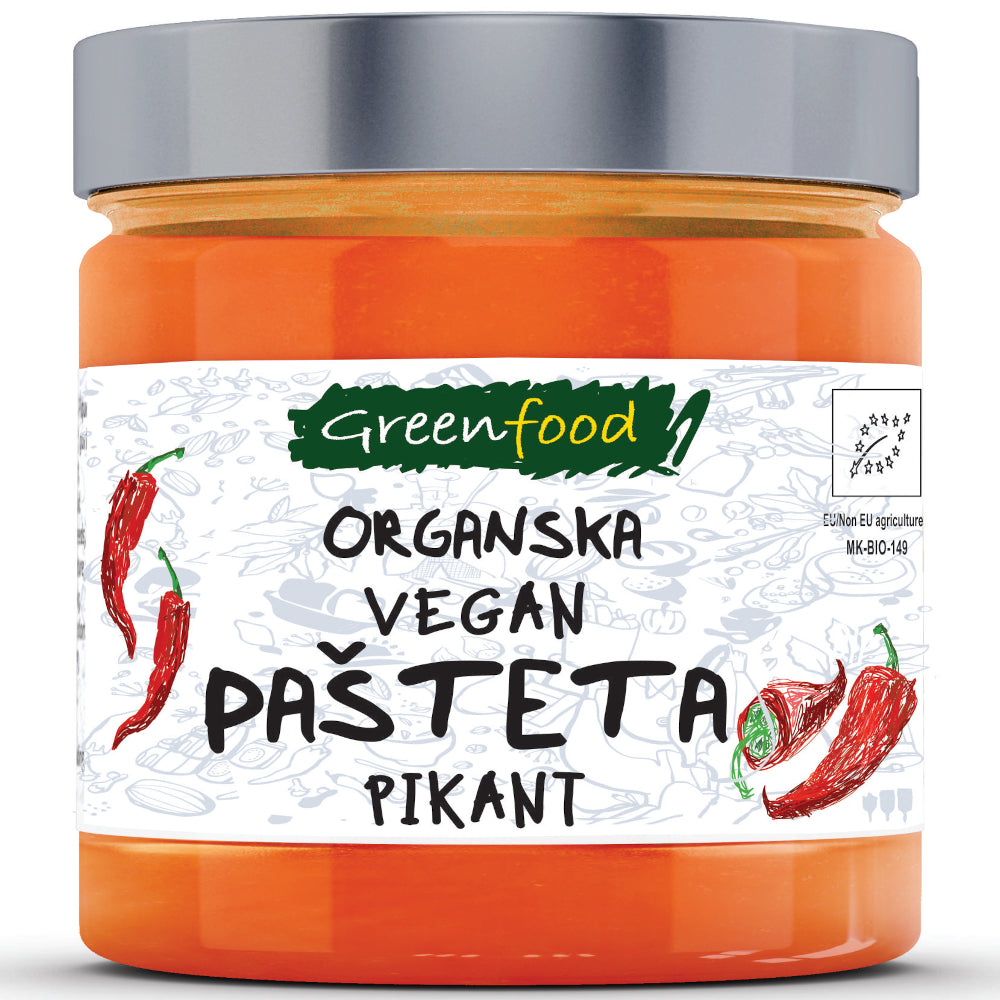 Organska Vegan Pašteta Pikant 185g - Greenfood